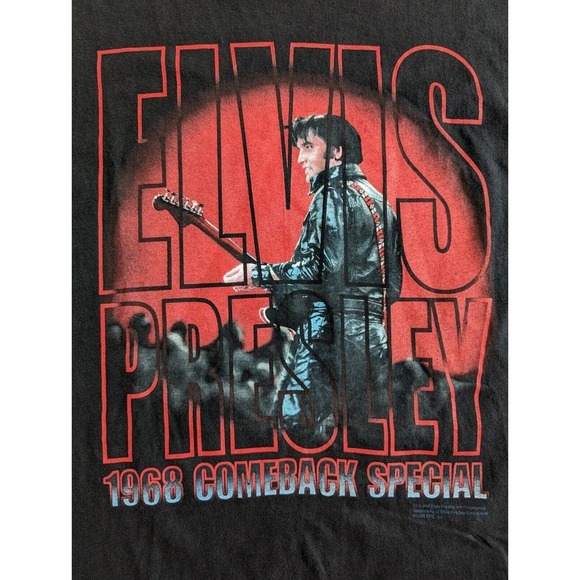 Vintage 90s Elvis Presley T Shirt Mens XL Made Exclusively For Graceland USA B6 - Picture 3 of 9